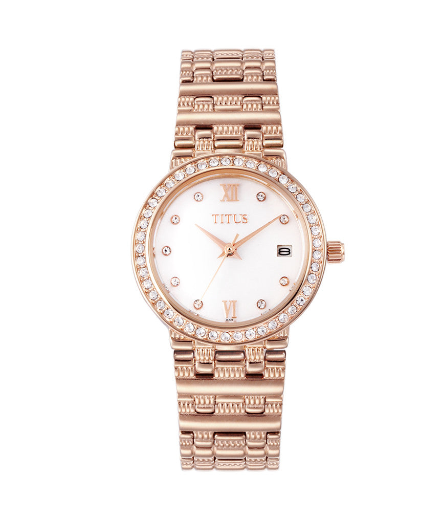 [WOMEN] Solvil et Titus Fair Lady 3 Hands Date Quartz Stainless Steel Watch [W06-03320-003]