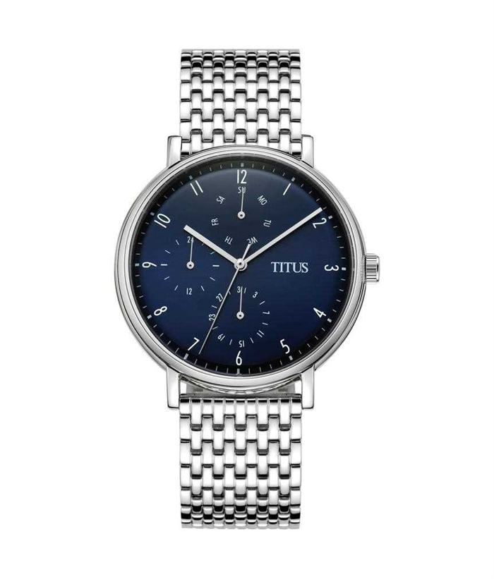 [MEN] Solvil et Titus Interlude Quartz Multi-Function Stainless Steel Watch [W06-03041-003]