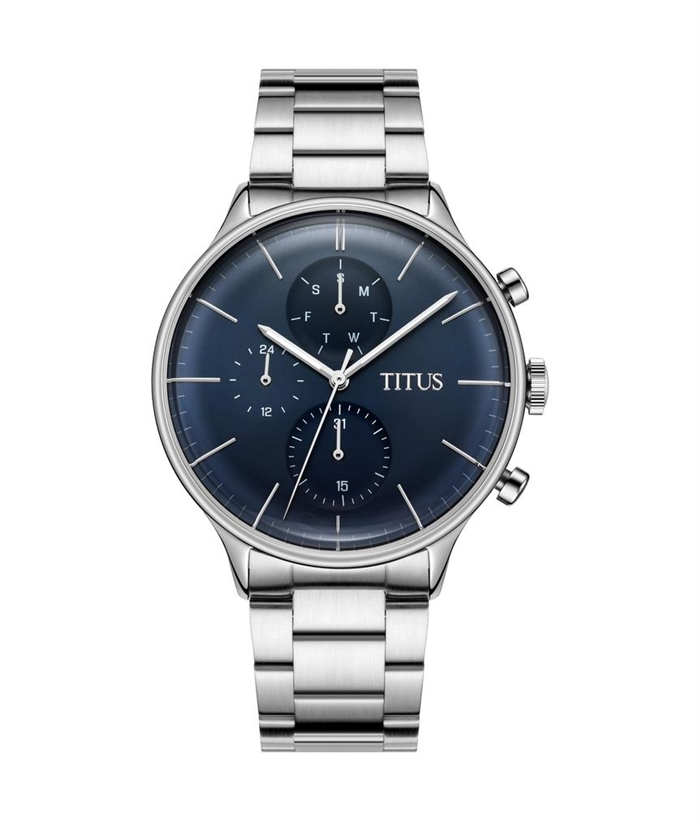 [UNISEX] Solvil et Titus Interlude Multi-Function Quartz Stainless Steel Watch [W06-03084-003]