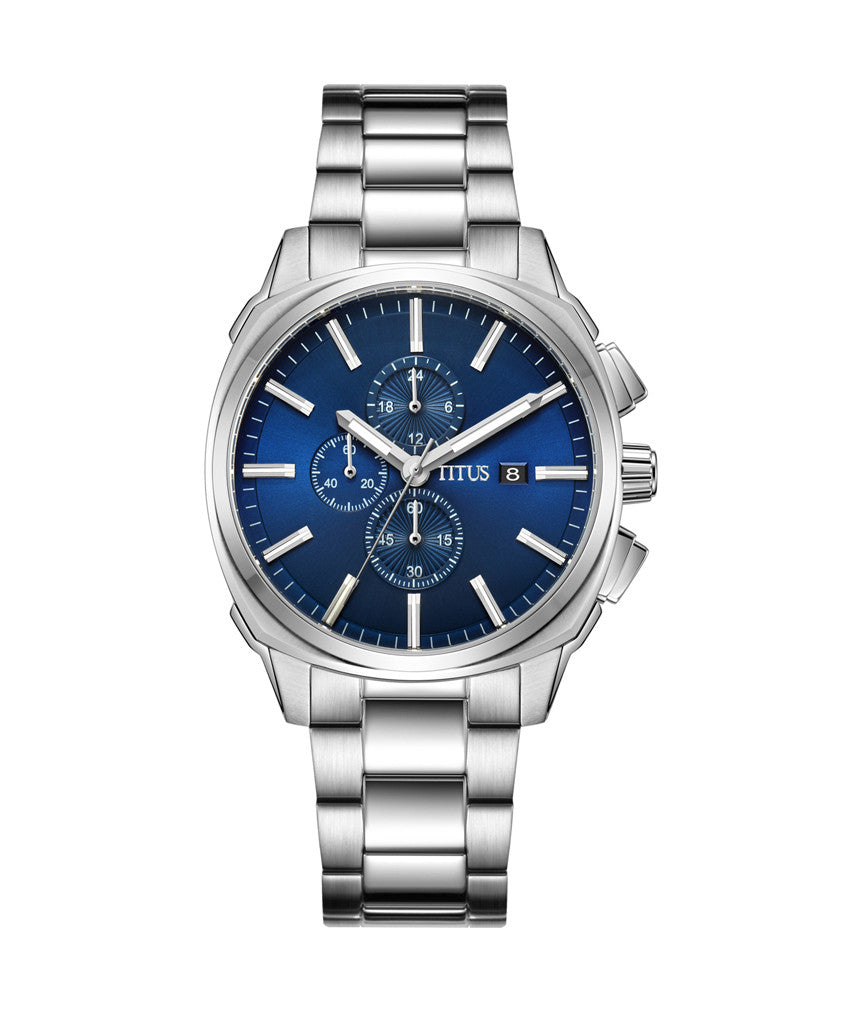 [MEN] Solvil et Titus Modernist Chronograph Quartz Stainless Steel Watch [W06-03308-001]