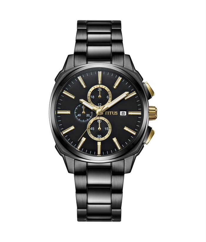 [MEN] Solvil et Titus Modernist Chronograph Quartz Stainless Steel Watch [W06-03308-003]