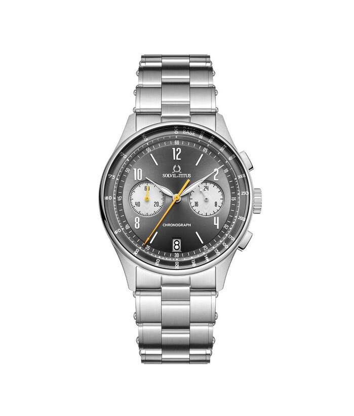 [MEN] Solvil et Titus Modernist Chronograph Quartz Stainless Steel Watch [W06-03276-012]