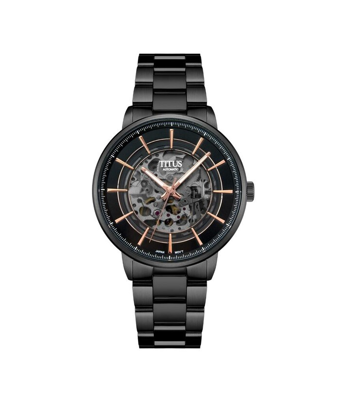 [MEN] Solvil et Titus Enlight 3 Hands Automatic Stainless Steel Watch [W06-03305-003]