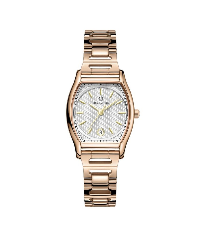 [WOMEN] Solvil et Titus Barista 3 Hands Date Quartz Stainless Steel Watch [W06-03326-003]