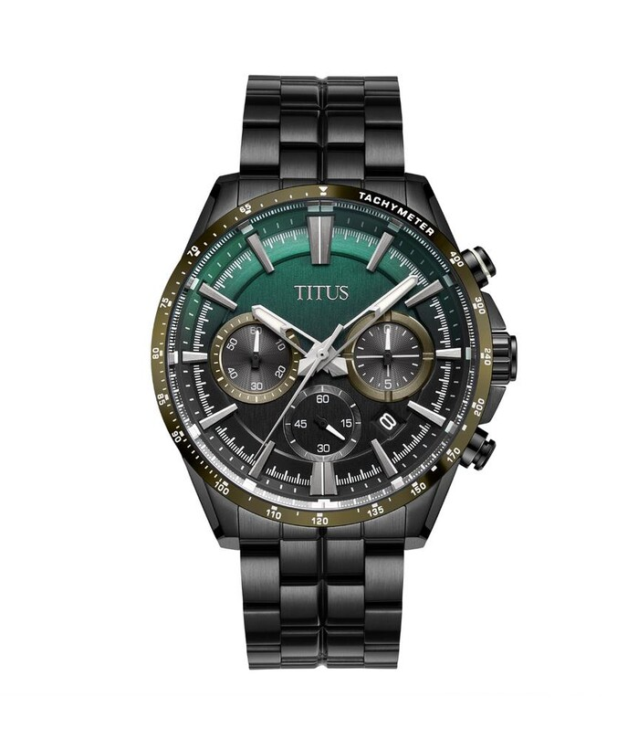 [MEN] Solvil et Titus Saber Chronograph Quartz Stainless Steel Watch [W06-03327-003]