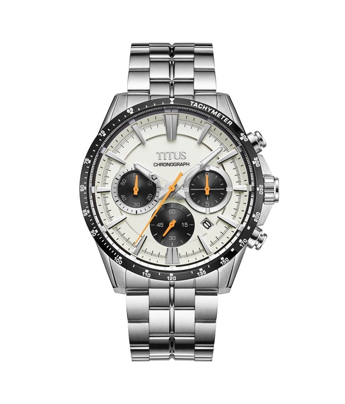 Saber Chronograph Quartz Stainless Steel Watch [W06-03337-002]