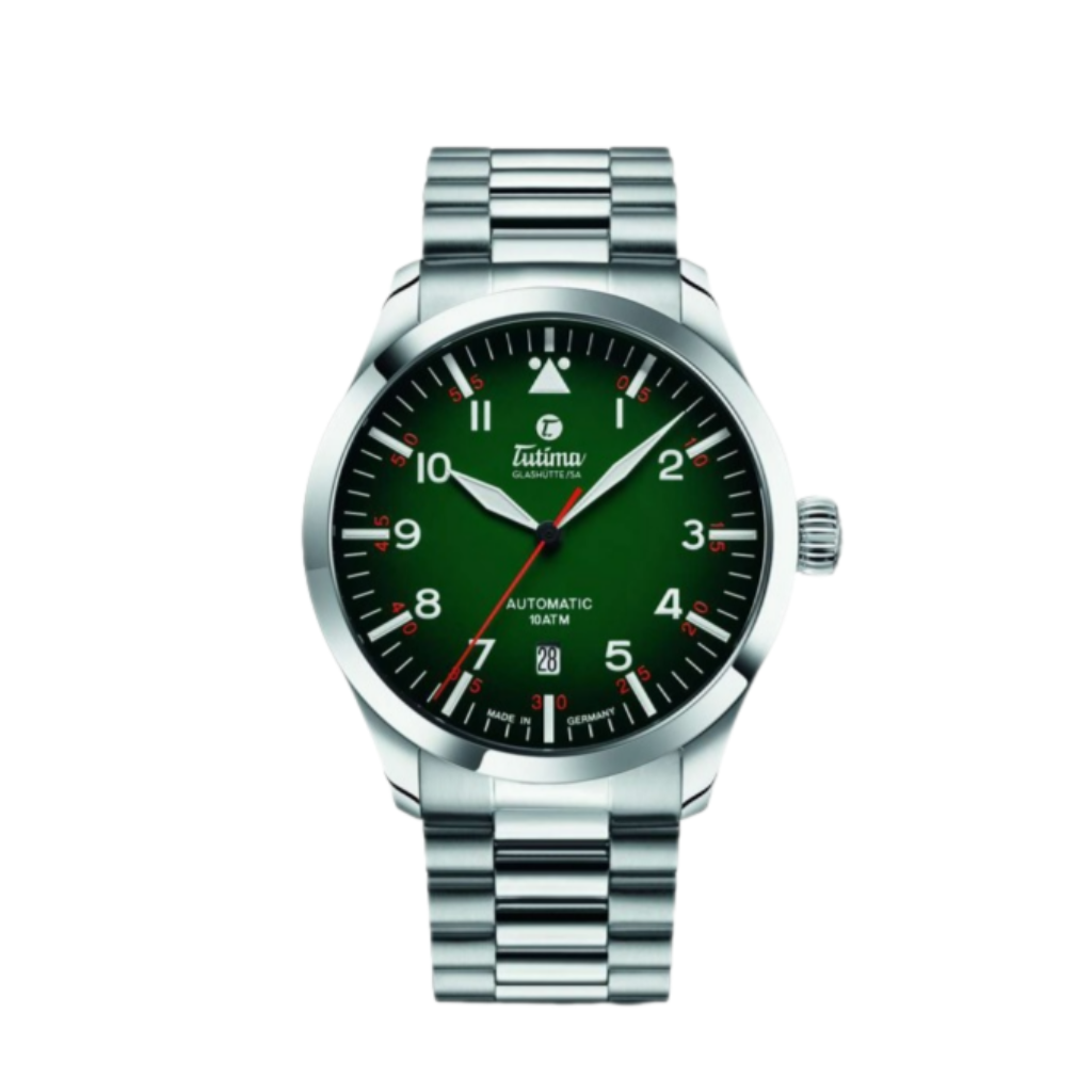 Chronograph Uhren Miquel Tutima Automatik Automatic 6105-32 Tutima