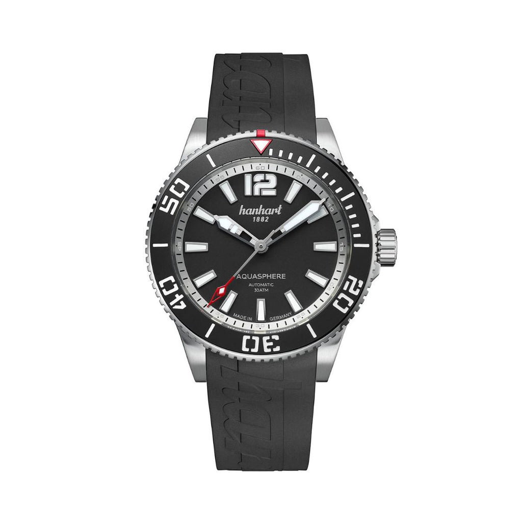 [MEN] Hanhart AQUASPHERE Matte Black,  42 mm [777.210-1020]