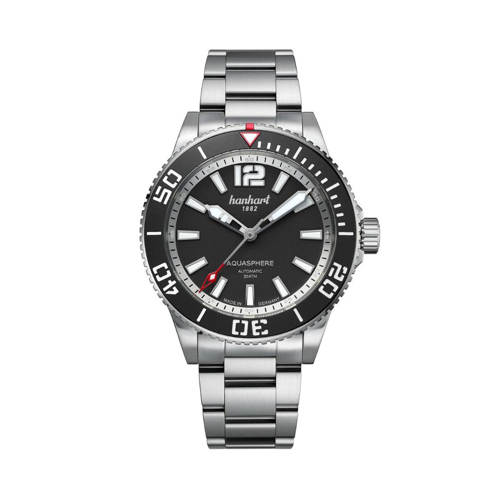 [MEN] Hanhart AQUASPHERE Matte Black,  42 mm [777.210-6428]