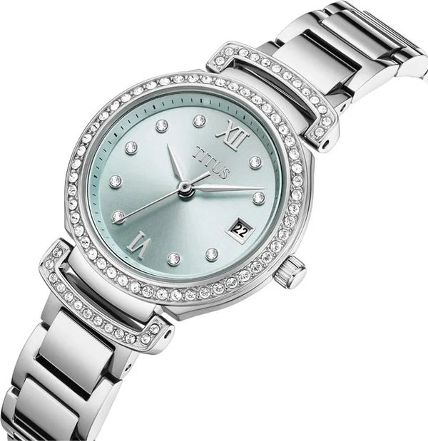 [WOMEN] Solvil et Titus Fair Lady 3 Hands Date Quartz Stainless Steel Watch [W06-03139-012]