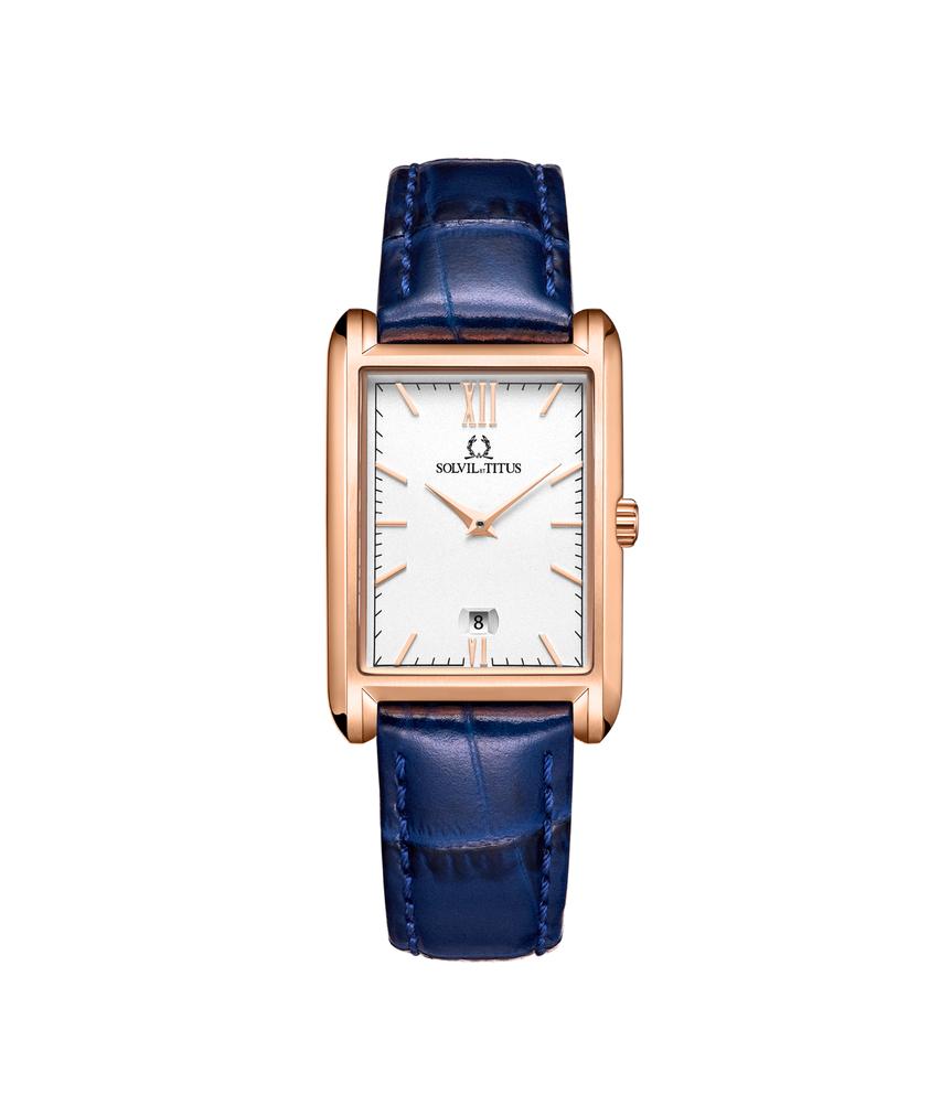 [WOMEN] Solvil et Titus Classicist 2 Hands Quartz Leather Watch [W06-03179-007]