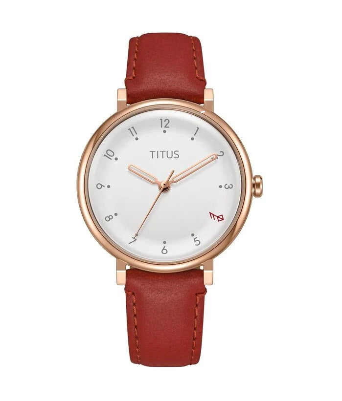 [WOMEN] Solvil et Titus Nordic Tale 3 Hands Quartz Leather Watch [W06-03319-002]