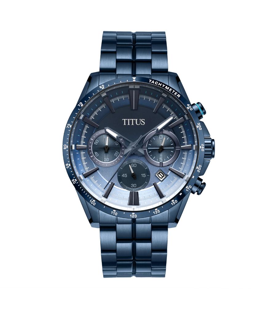[MEN] Solvil et Titus Saber Chronograph Quartz Stainless Steel Watch [W06-03327-002]