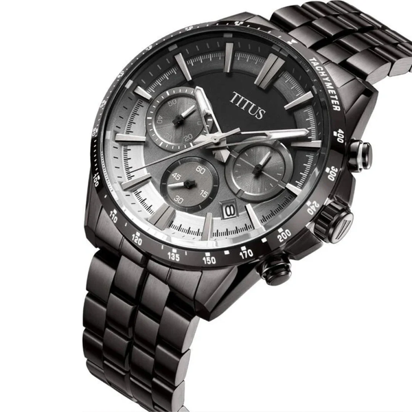 [MEN] Solvil et Titus Saber Chronograph Quartz Stainless Steel Watch [W06-03337-018]