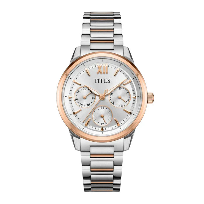 [WOMEN] Fashionista Multi-Function Quartz Stainless Steel Watch [W06-03346-004]