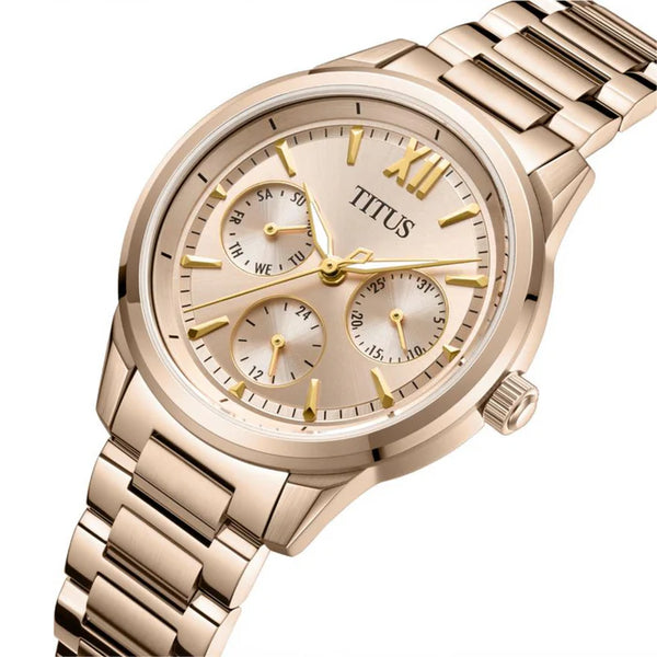 [WOMEN] Solvil et Titus Fashionista Multi-Function Quartz Stainless Steel Watch [W06-03346-007]