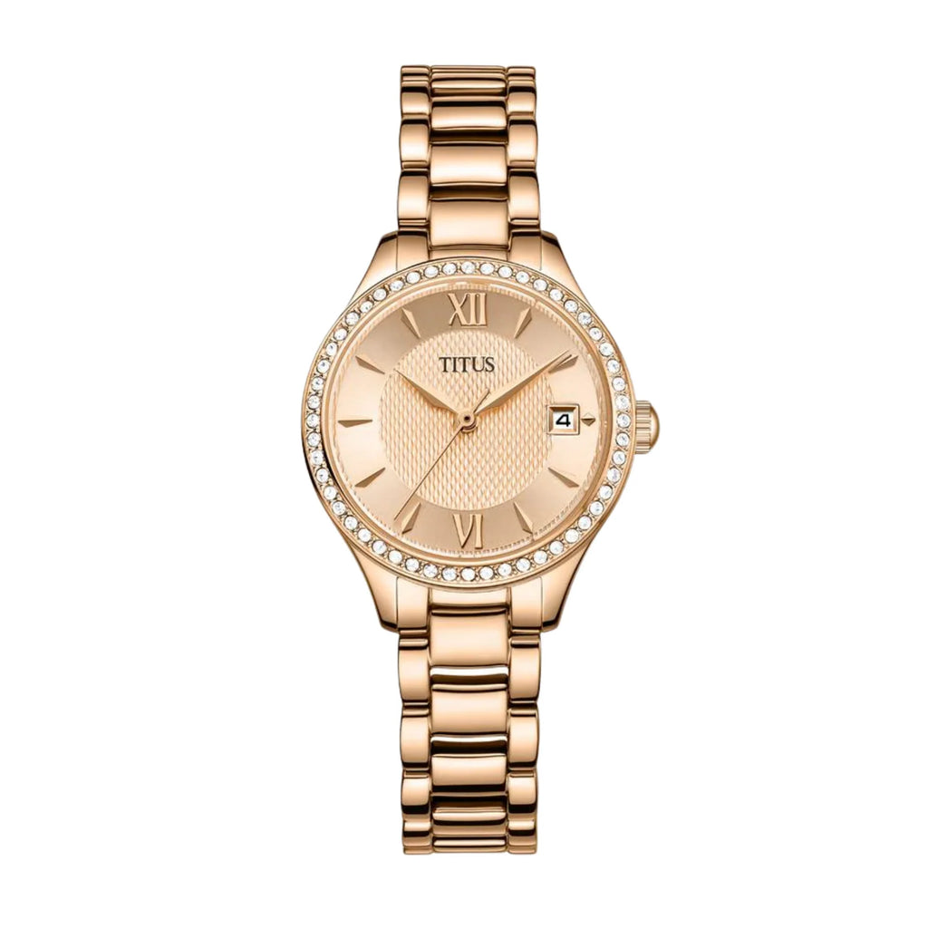 [WOMEN] Solvil et Titus Fair Lady 3 Hands Date Quartz Stainless Steel Watch [W06-03354-002]