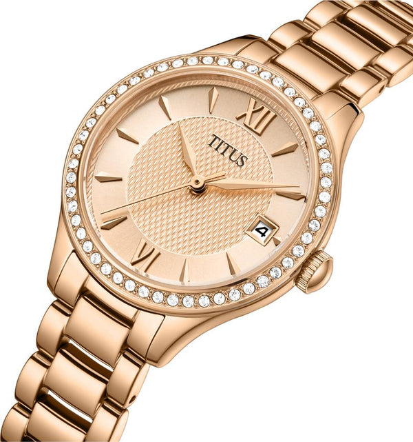 [WOMEN] Solvil et Titus Fair Lady 3 Hands Date Quartz Stainless Steel Watch [W06-03354-002]