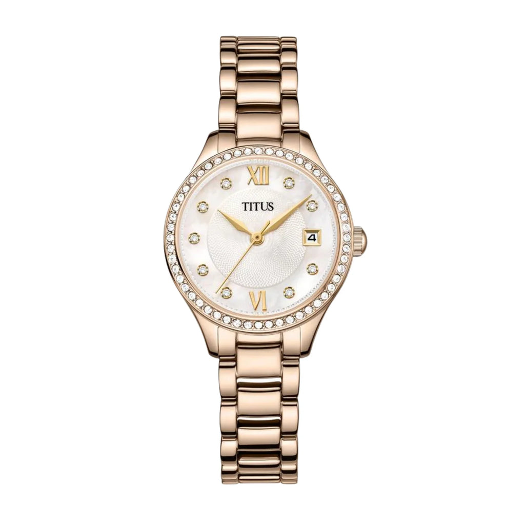 [WOMEN] Solvil et Titus Fair Lady 3 Hands Date Quartz Stainless Steel Watch [W06-03354-003]