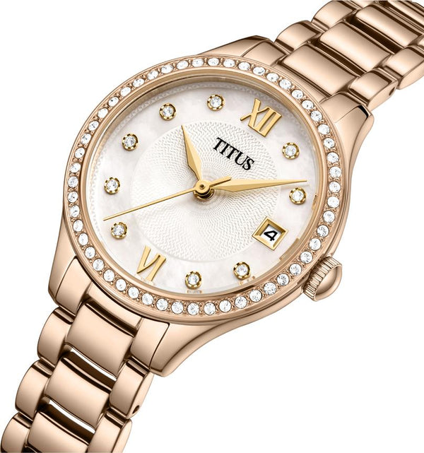 [WOMEN] Solvil et Titus Fair Lady 3 Hands Date Quartz Stainless Steel Watch [W06-03354-003]