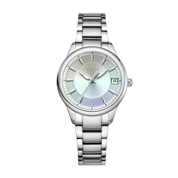 [WOMEN] Solvil et Titus Fair Lady 3 Hands Date Quartz Stainless Steel Watch [W06-03373-001]