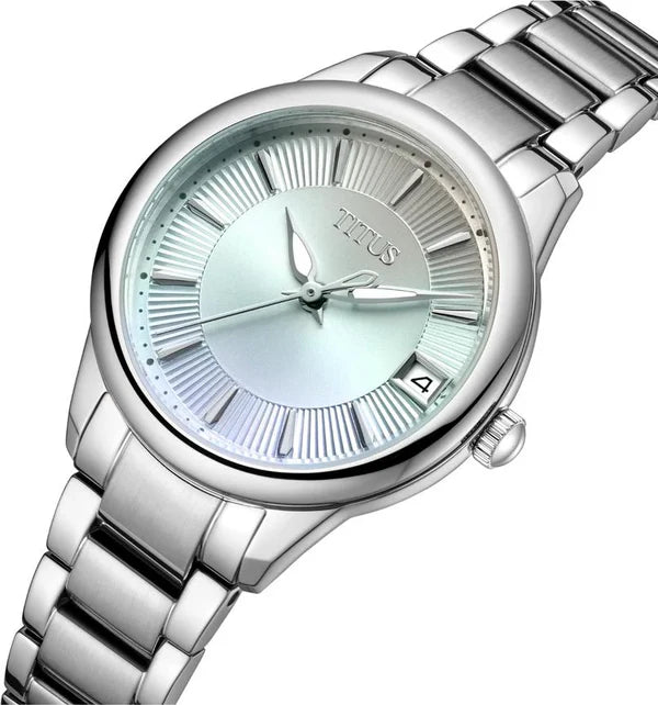 [WOMEN] Solvil et Titus Fair Lady 3 Hands Date Quartz Stainless Steel Watch [W06-03373-001]