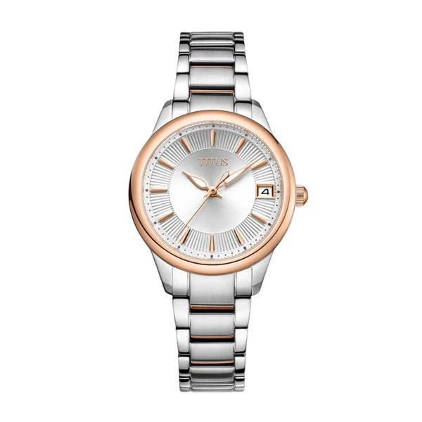 [WOMEN] Solvil et Titus Fair Lady 3 Hands Date Quartz Stainless Steel Watch [W06-03373-002]
