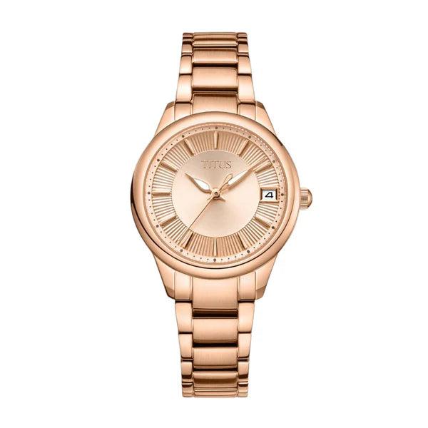 [WOMEN] Solvil et Titus Fair Lady 3 Hands Date Quartz Stainless Steel Watch [W06-03373-003]