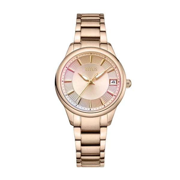 [WOMEN] Solvil et Titus Fair Lady 3 Hands Date Quartz Stainless Steel Watch [W06-03373-004]