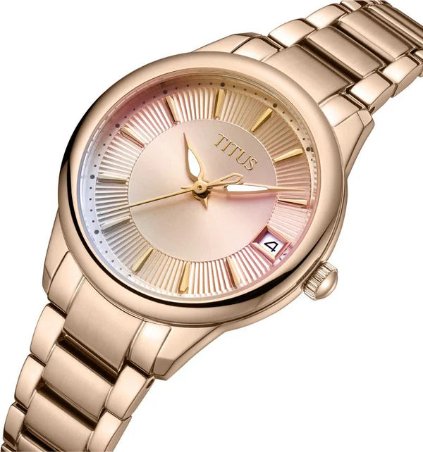 [WOMEN] Solvil et Titus Fair Lady 3 Hands Date Quartz Stainless Steel Watch [W06-03373-004]