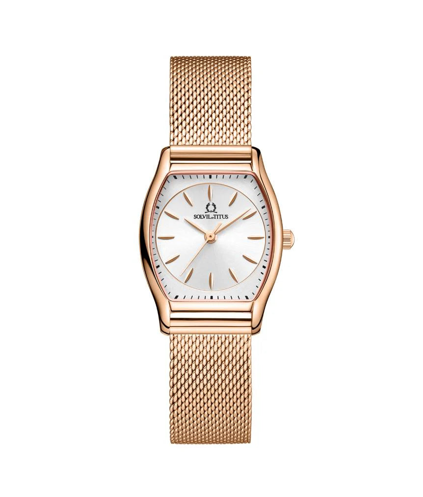 [WOMEN] Solvil et Titus Barista 3 Hands Quartz Stainless Steel Watch [W06-03384-005]
