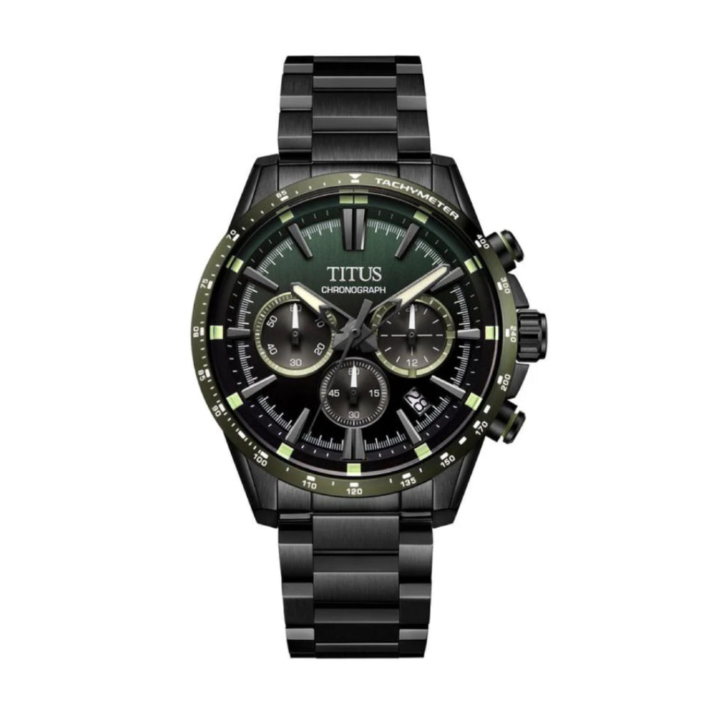 [MEN] Solvil et Titus Saber Chronograph Quartz Stainless Steel Watch [W06-03401-006]