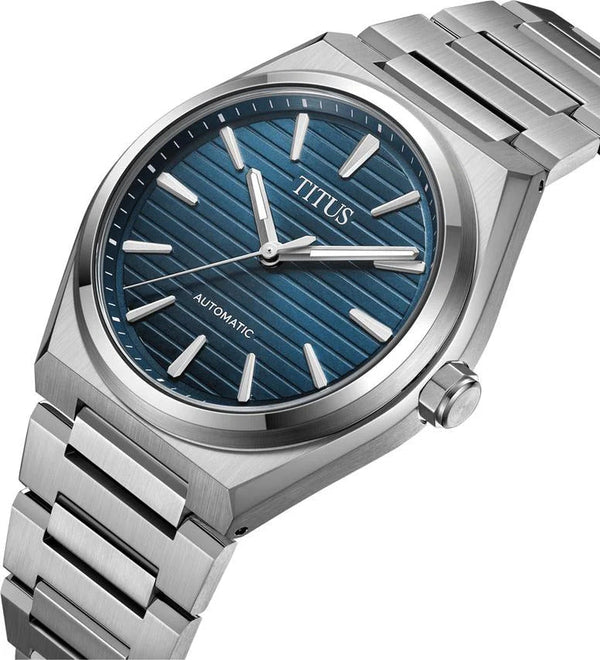 [MEN] Solvil et Titus Vinyl 3 Hands Mechanical Stainless Steel Watch [W06-03402-007]