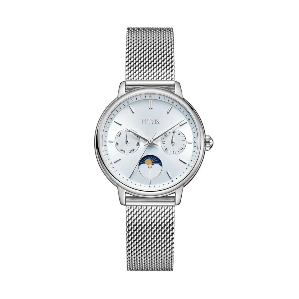 [WOMEN] Solvil et Titus Fashionista Multi-Function Day & Night Quartz Stainless Steel Watch [W06-03404-004]