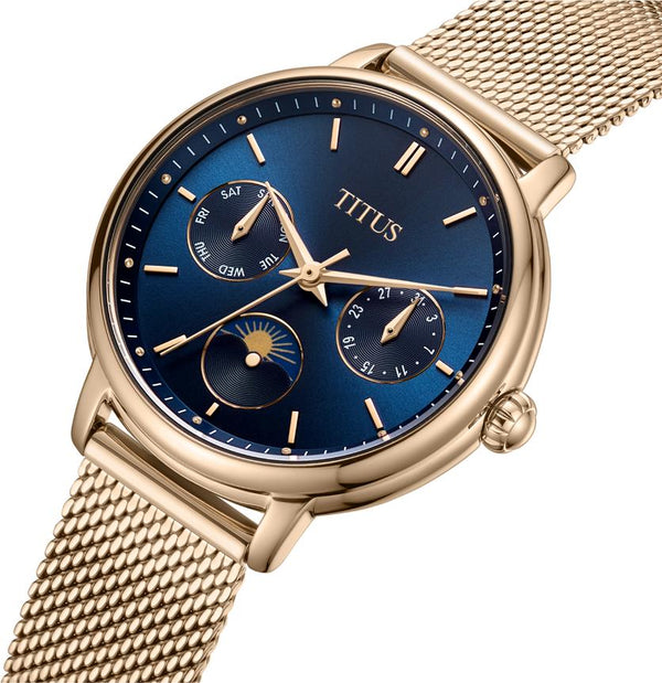 [WOMEN] Solvil et Titus Fashionista Multi-Function Day & Night Quartz Stainless Steel Watch [W06-03404-005]
