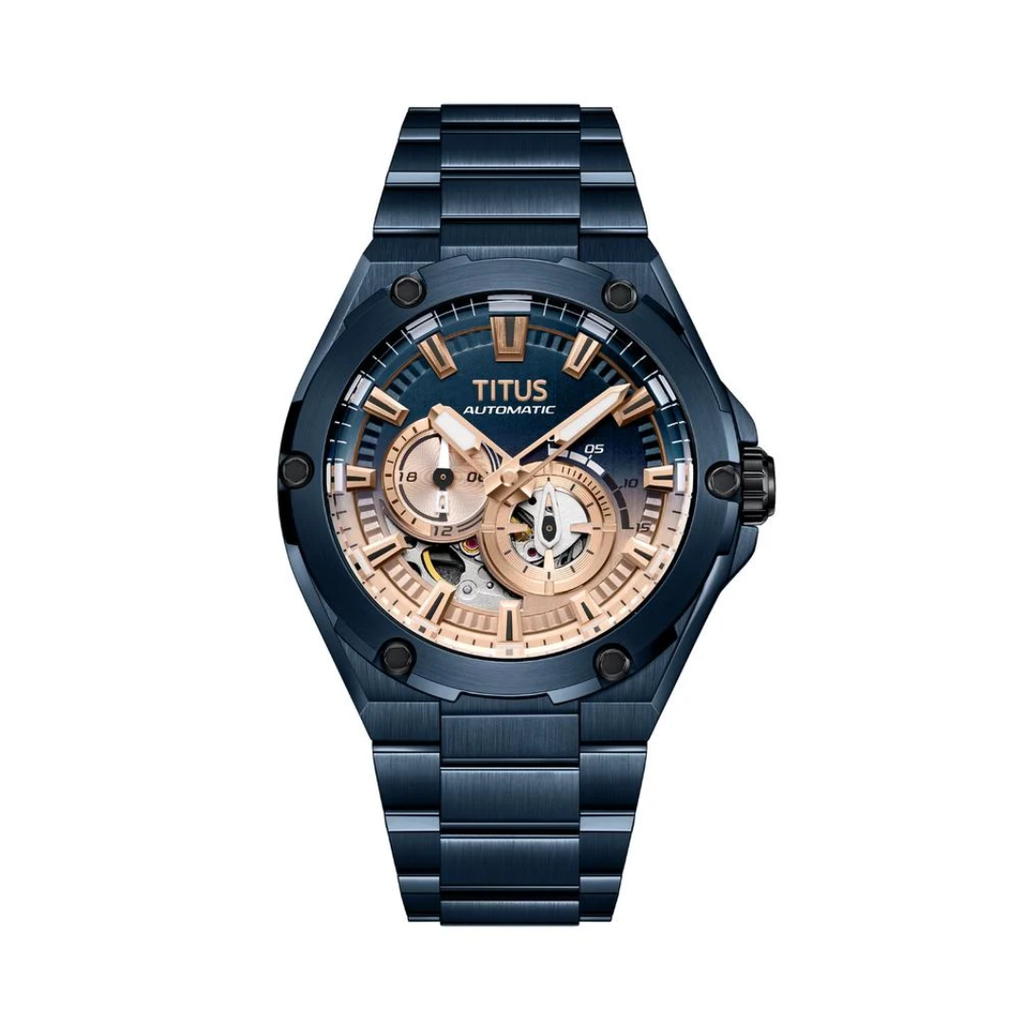 [MEN] Solvil et Titus Voyager Multi-Function Mechanical Stainless Steel Watch [W06-03410-015]