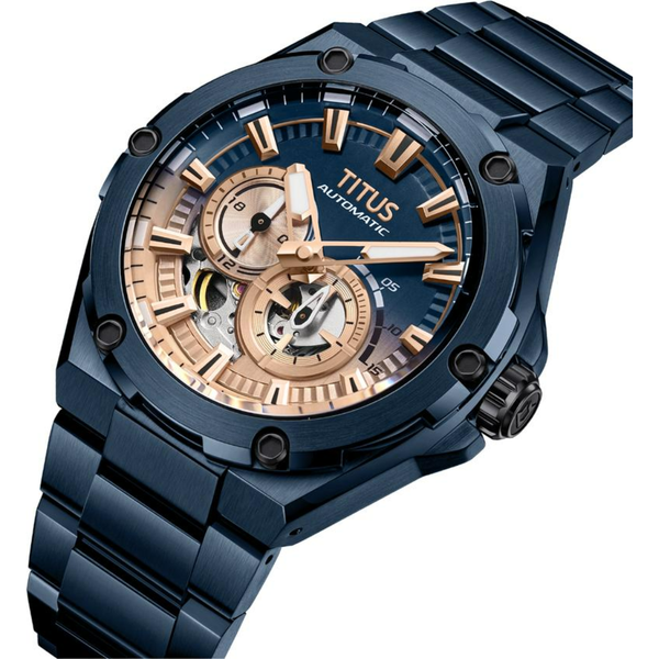 [MEN] Solvil et Titus Voyager Multi-Function Mechanical Stainless Steel Watch [W06-03410-015]