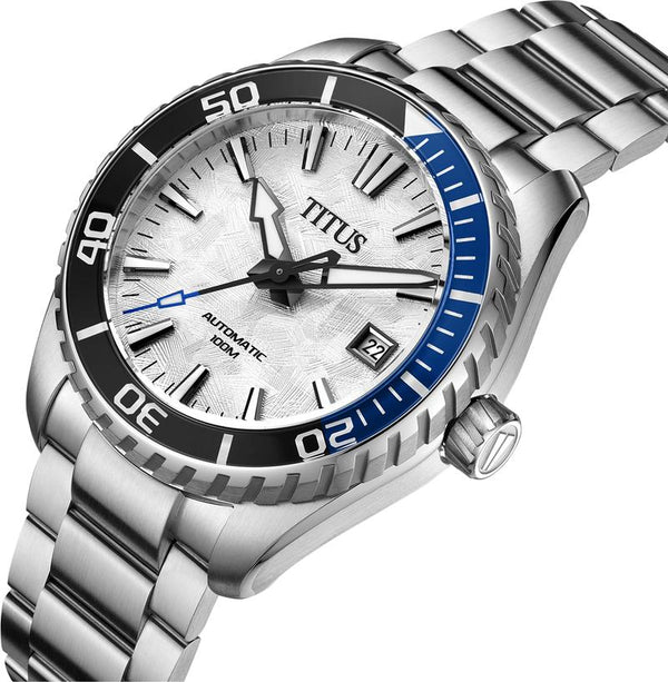 [MEN] Solvil et Titus Saber 3 Hands Date Automatic Stainless Steel Watch [W06-03423-001]