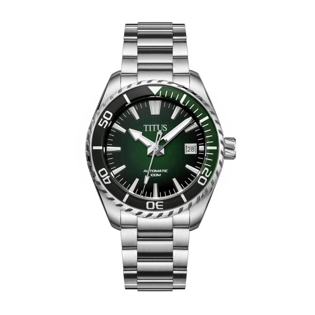[MEN] Solvil et Titus Saber 3 Hands Date Automatic Stainless Steel Watch [W06-03423-002]