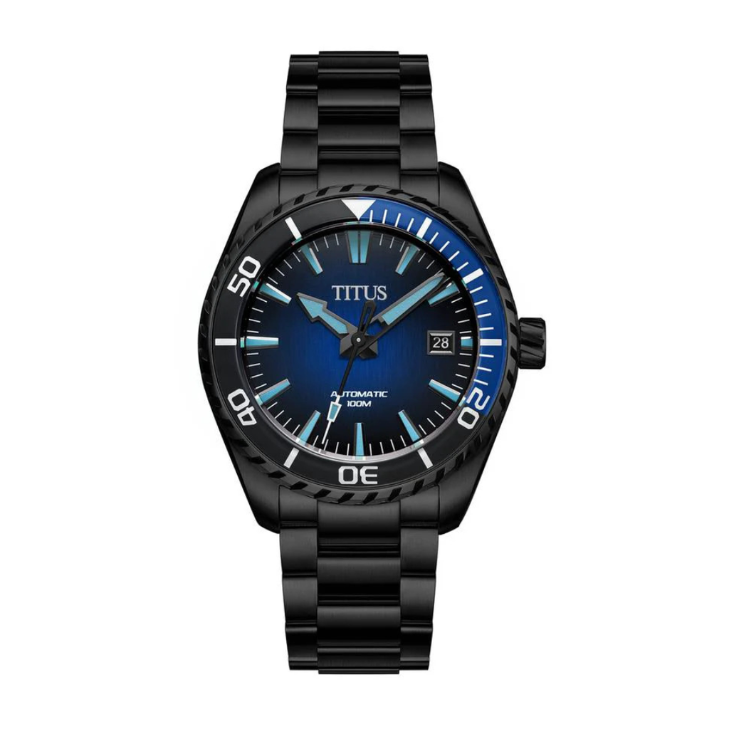 [MEN] Solvil et Titus Saber 3 Hands Date Automatic Stainless Steel Watch [W06-03423-004]