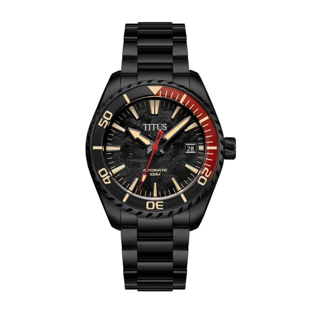 [MEN] Solvil et Titus Saber 3 Hands Date Automatic Stainless Steel Watch [W06-03423-006]