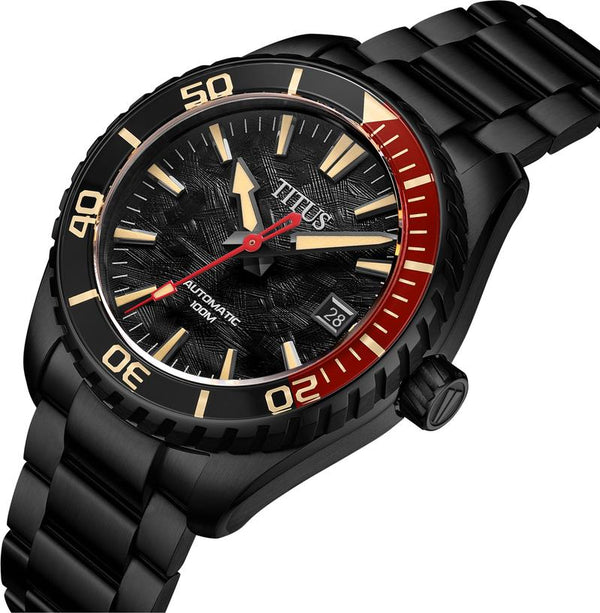 [MEN] Solvil et Titus Saber 3 Hands Date Automatic Stainless Steel Watch [W06-03423-006]