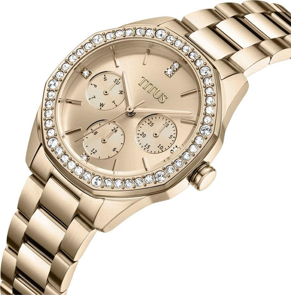 [WOMEN] Solvil et Titus Fashionista 3 Hands Quartz Stainless Steel Watch [W06-03429-003]
