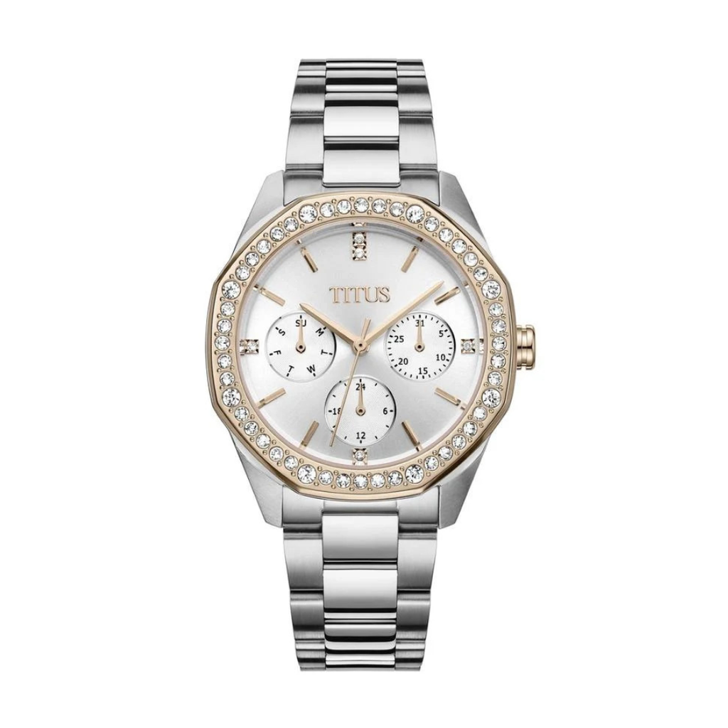 [WOMEN] Solvil et Titus Fashionista 3 Hands Quartz Stainless Steel Watch [W06-03429-004]