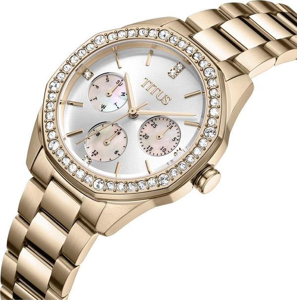 [WOMEN] Solvil et Titus Fashionista 3 Hands Quartz Stainless Steel Watch [W06-03429-005]