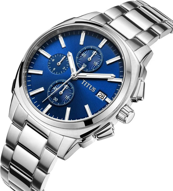 [MEN] Solvil et Titus Modernist Chronograph Quartz Stainless Steel Watch [W06-03308-001]