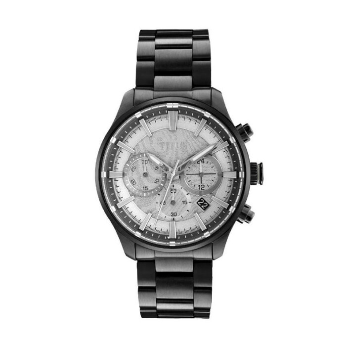 [MEN] Solvil et Titus Saber Chronograph Quartz Stainless Steel Watch [W06-03082-030]