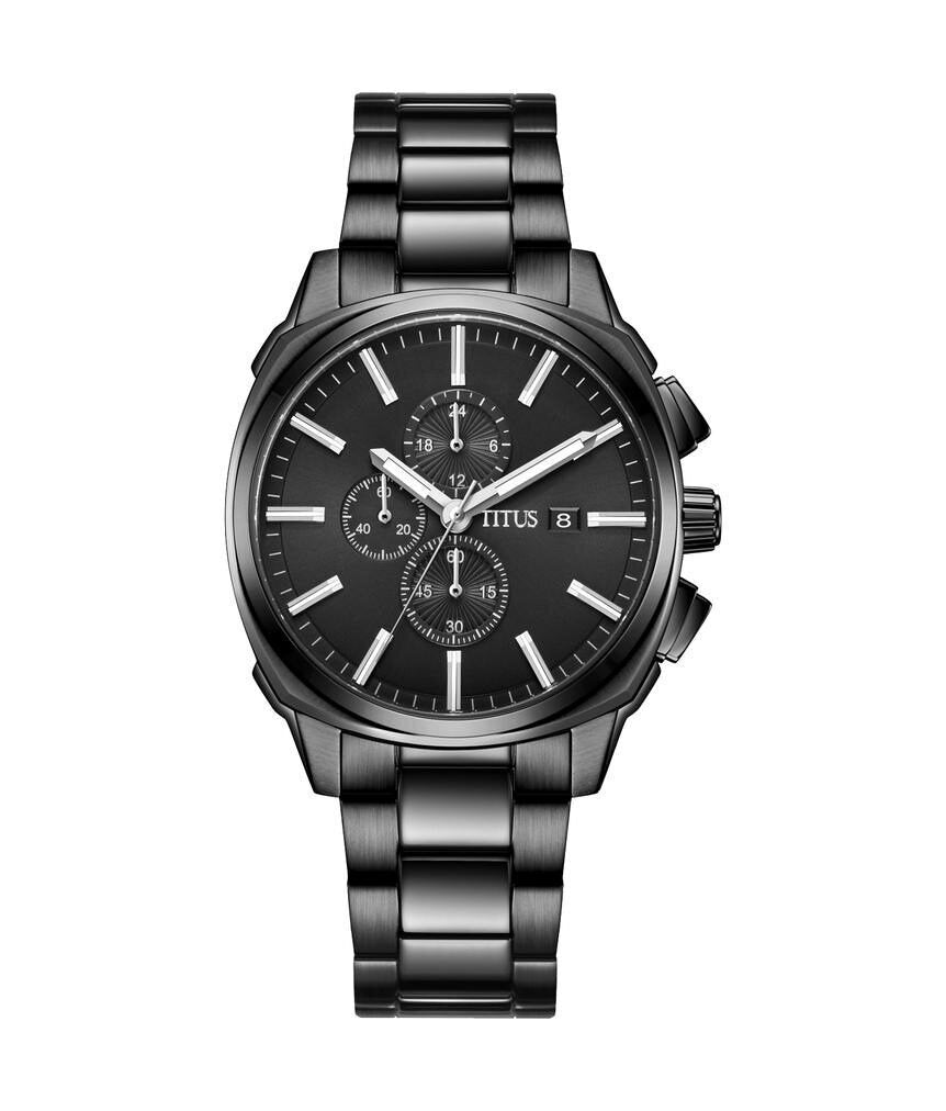 [MEN] Solvil et Titus Moderninst Chronograph Quartz Stainless Steel Watch [W06-03214-002]