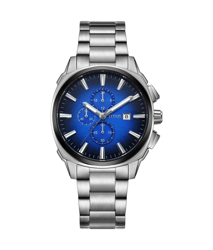 [MEN] Solvil et Titus Moderninst Chronograph Quartz Stainless Steel Watch [W06-03214-006]