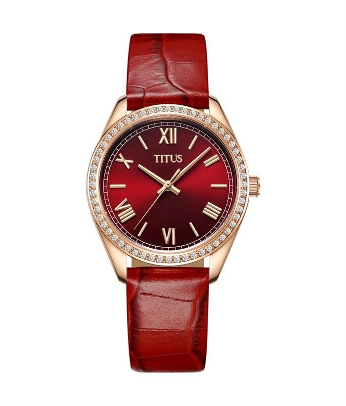 [WOMEN] Solvil et Titus Fair Lady 3 Hands Quartz Leather Watch[W06-03150-010]